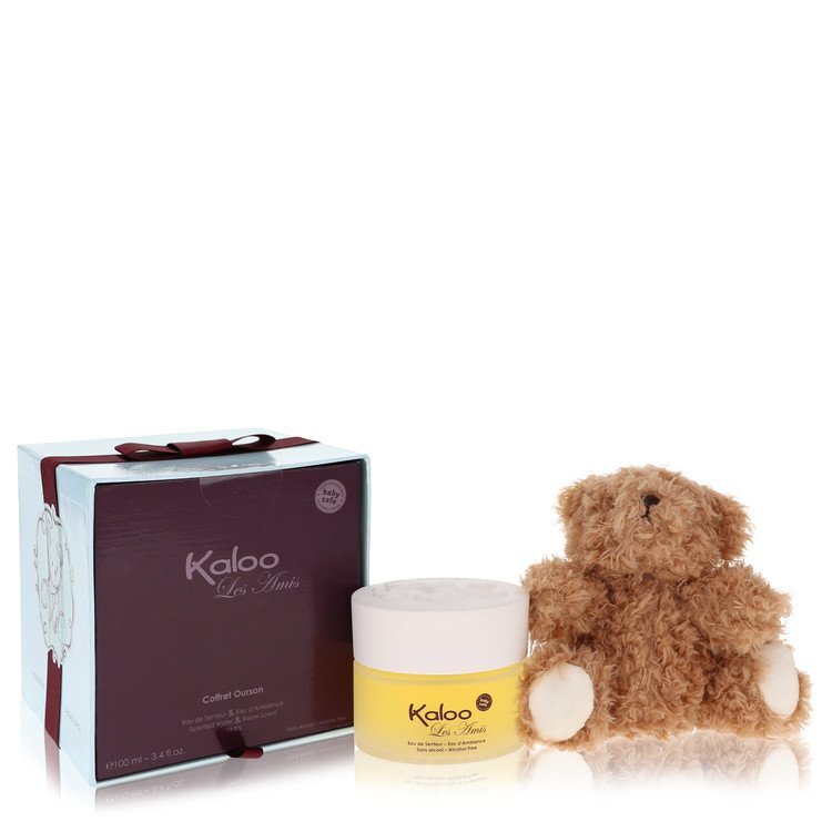 Kaloo Les Amis by Kaloo Eau De Senteur Spray / Room Fragrance Spray (Alcohol Free) + Free Fluffy Bear 3.4 oz (Men)